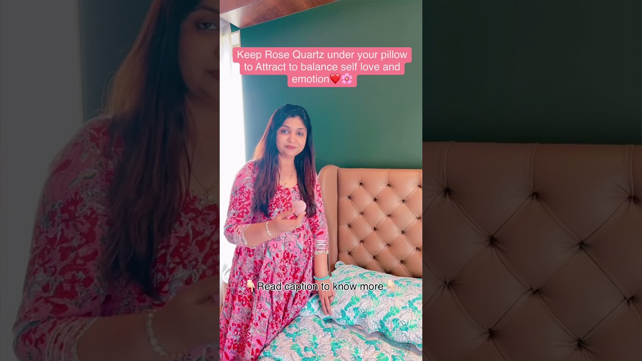 Keep Rose Quartz Under Your Pillow ❤🌸 | Dr Shefali Gupta  #shorts