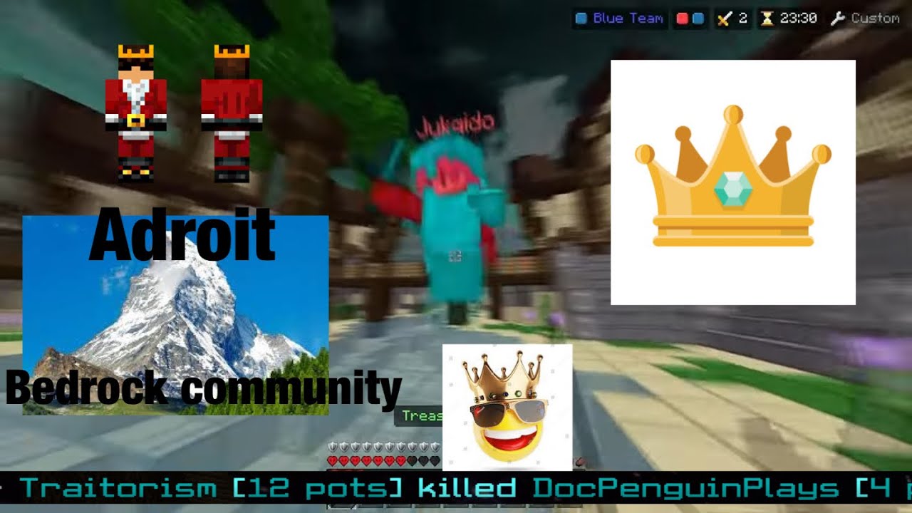 peak of bedrock