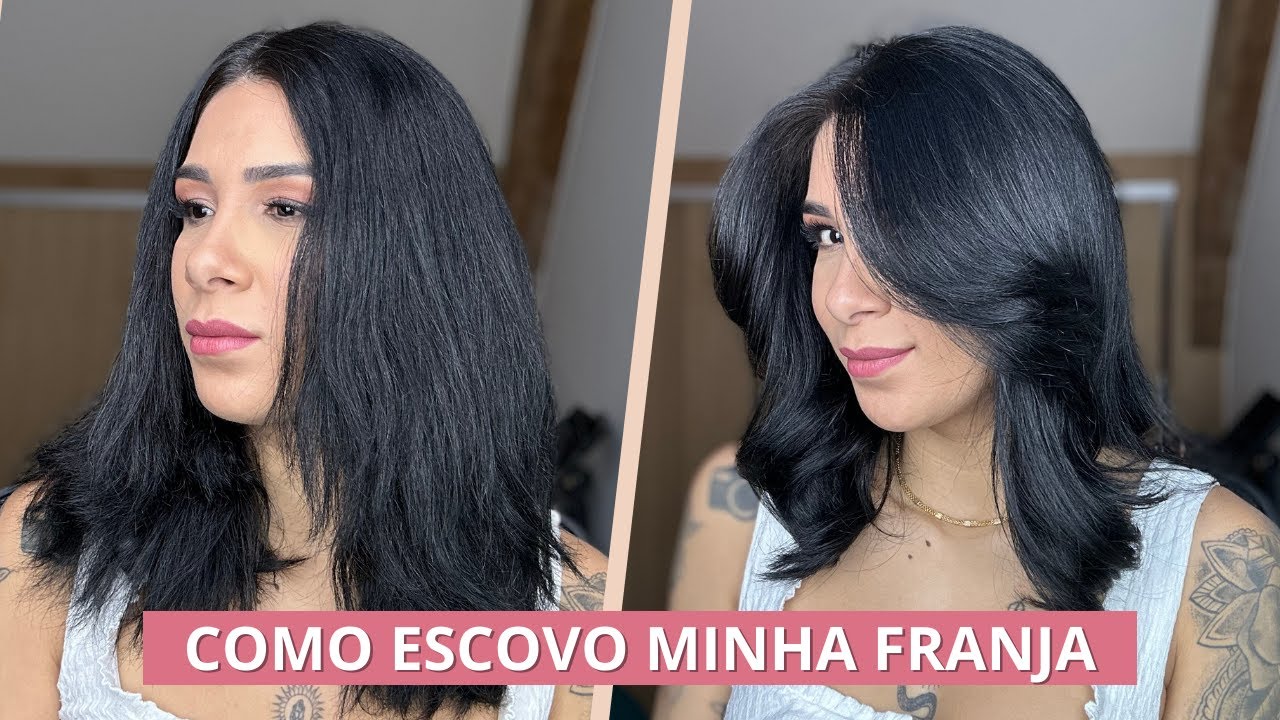 COMO ESCOVAR FRANJA CURTAIN BANGS COM ESCOVA SECADORA | Por @jessicatthings_