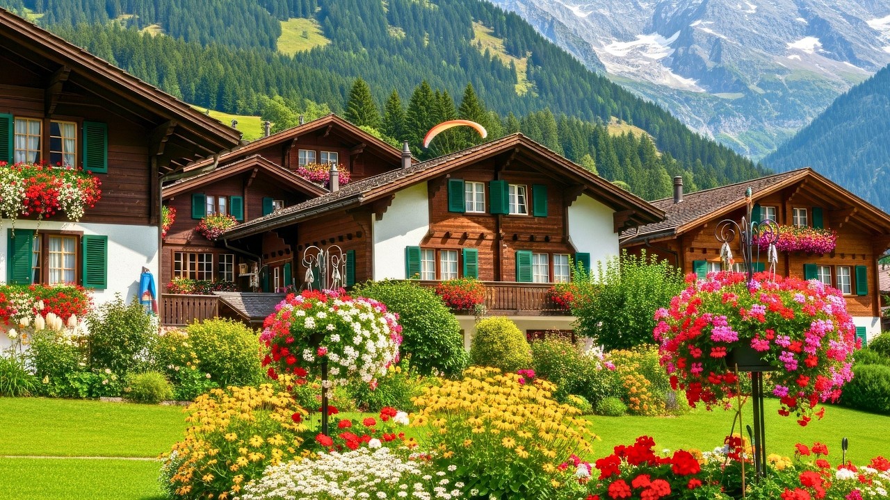 Гриндельвальд Швейцария 🇨🇭 | Самая невероятная деревня в Швейцарии в 4K 😍