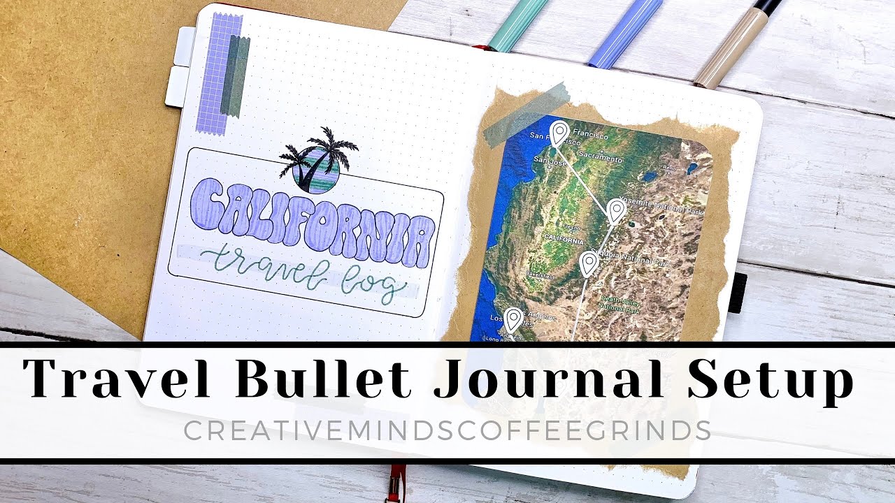 PLAN WITH ME || Travel Bullet Journal Setup 2021