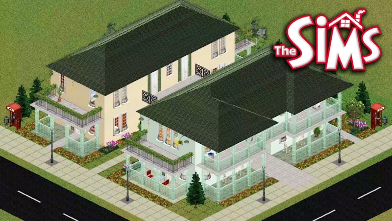 Pizza Parlour, Pet Store + Library ~ The Sims 1