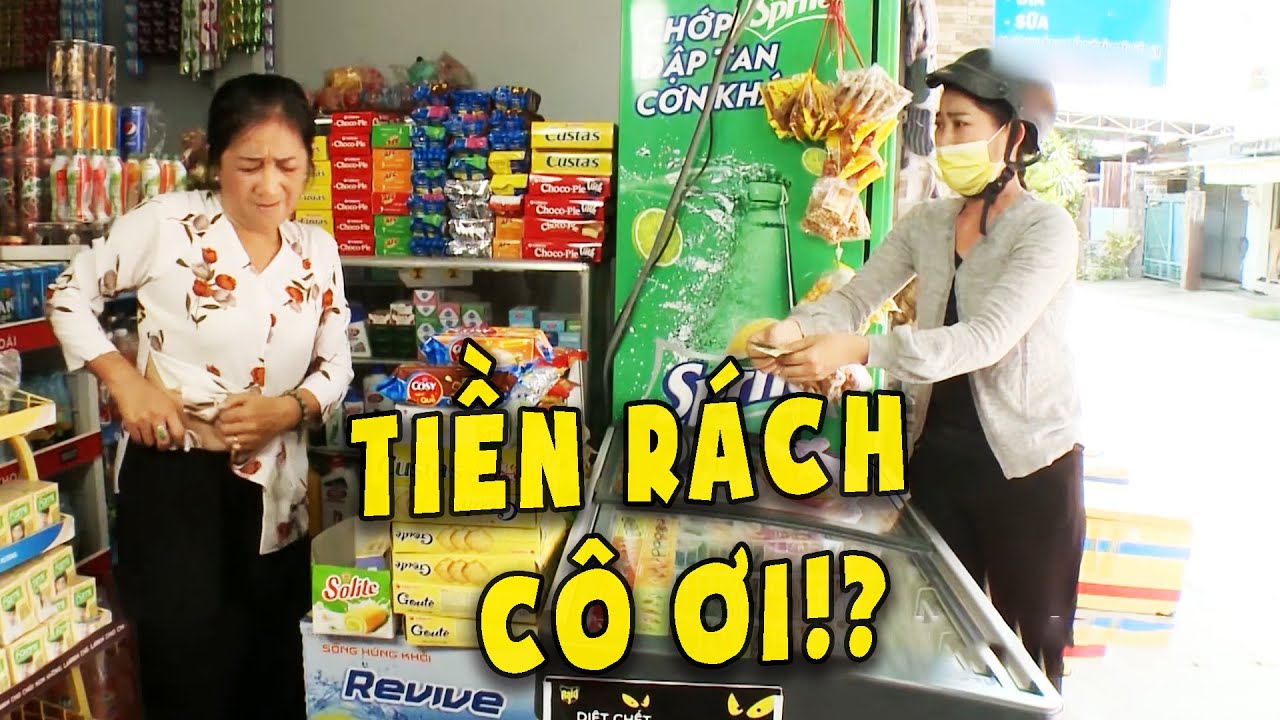 Chê TIỀN RÁCH, bà bán hàng bị 