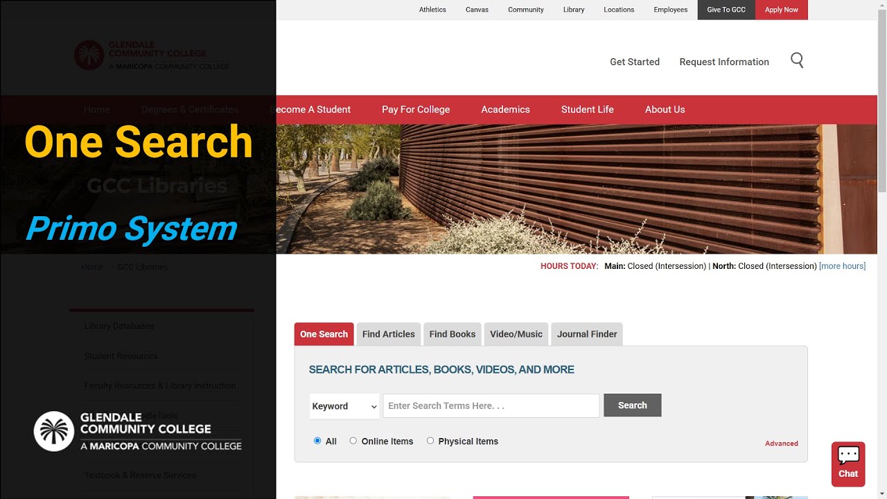 Introduction to the New Library One Search (Primo) System