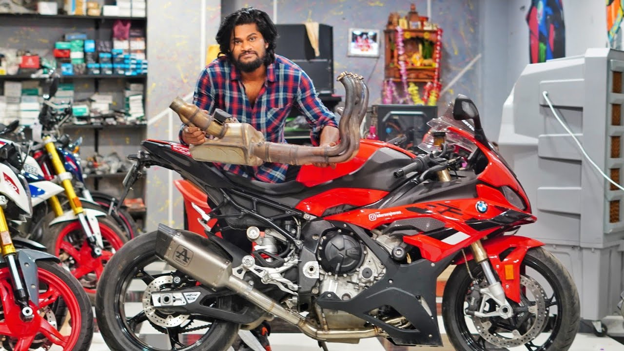 Finally Apni New Bmw S1000RR Ka Exhaust Change hohi Gaya🔥