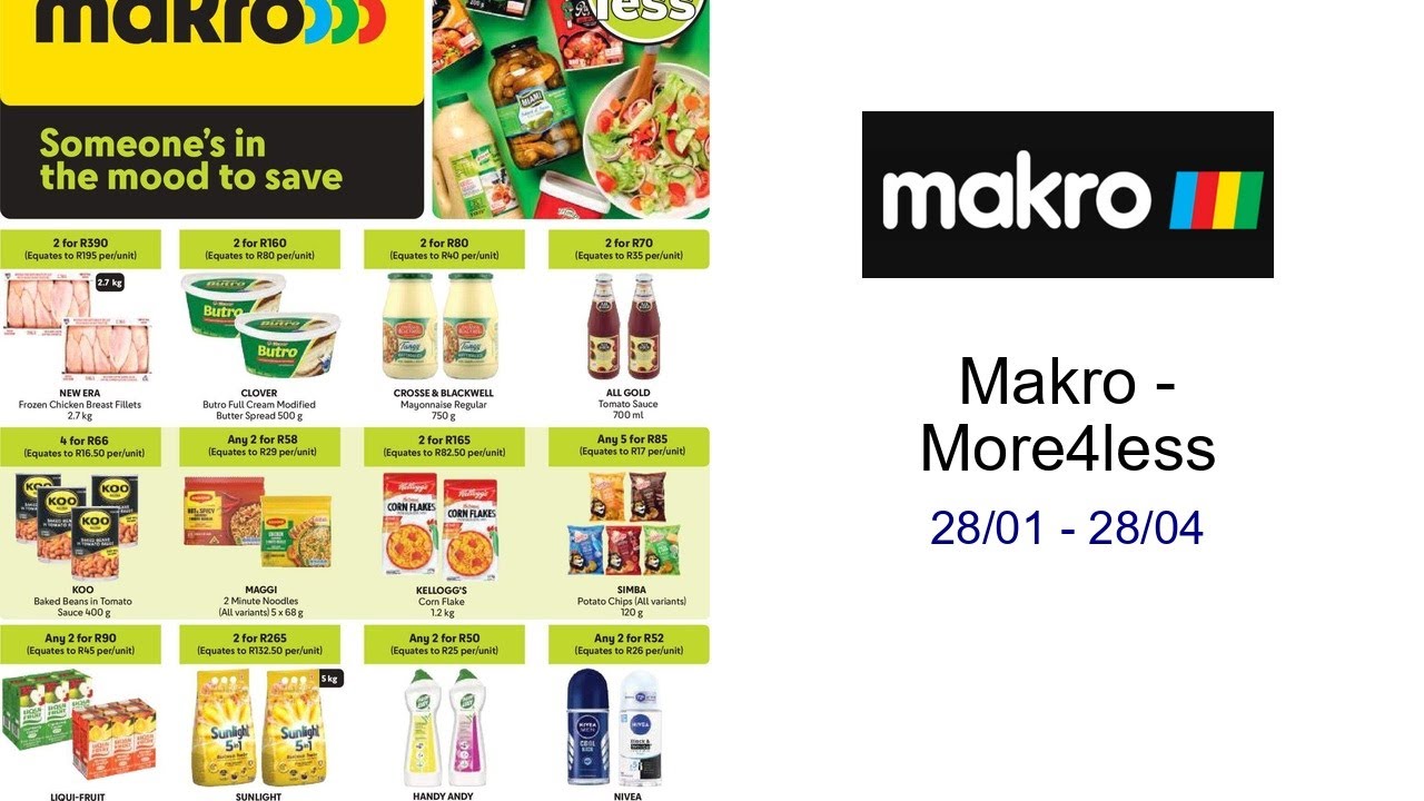 Makro - More4less 28/01 - 28/04