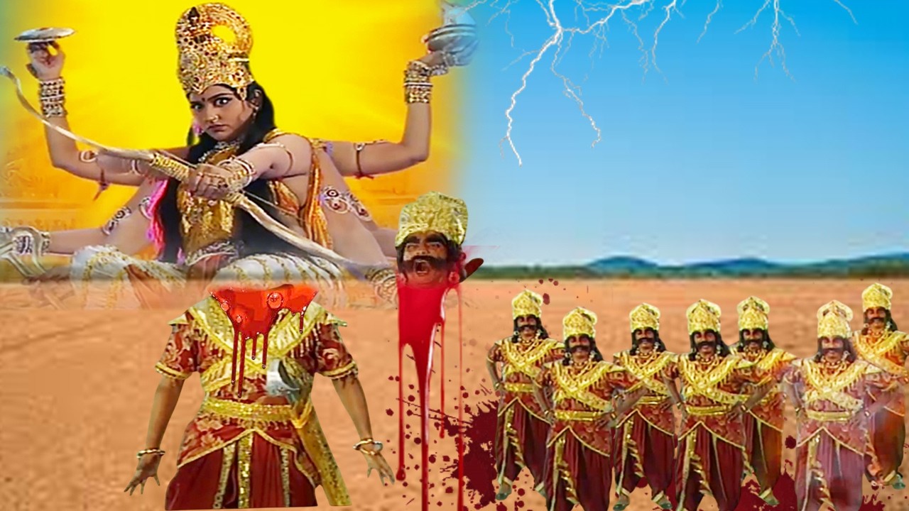 रक्तबीज के हर बूंद से जन्मे राक्षस! फिर माँ ने कैसे किया संहार? om namah shivay