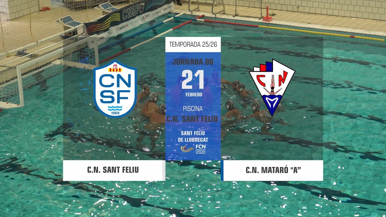 Jornada 06 (25/26) - C.N. SANT FELIU — C.N. MATARÓ 