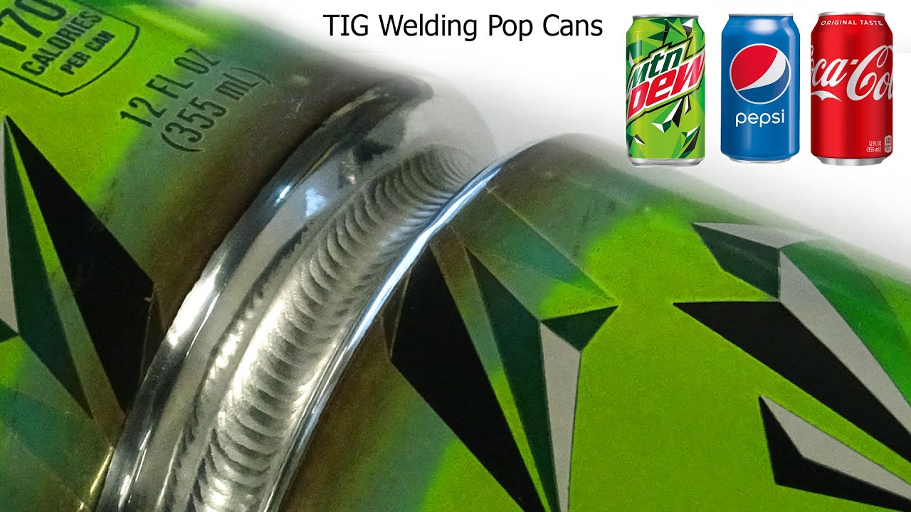 How to TIG Weld Aluminum Pop Cans / Soda Cans - The Trick