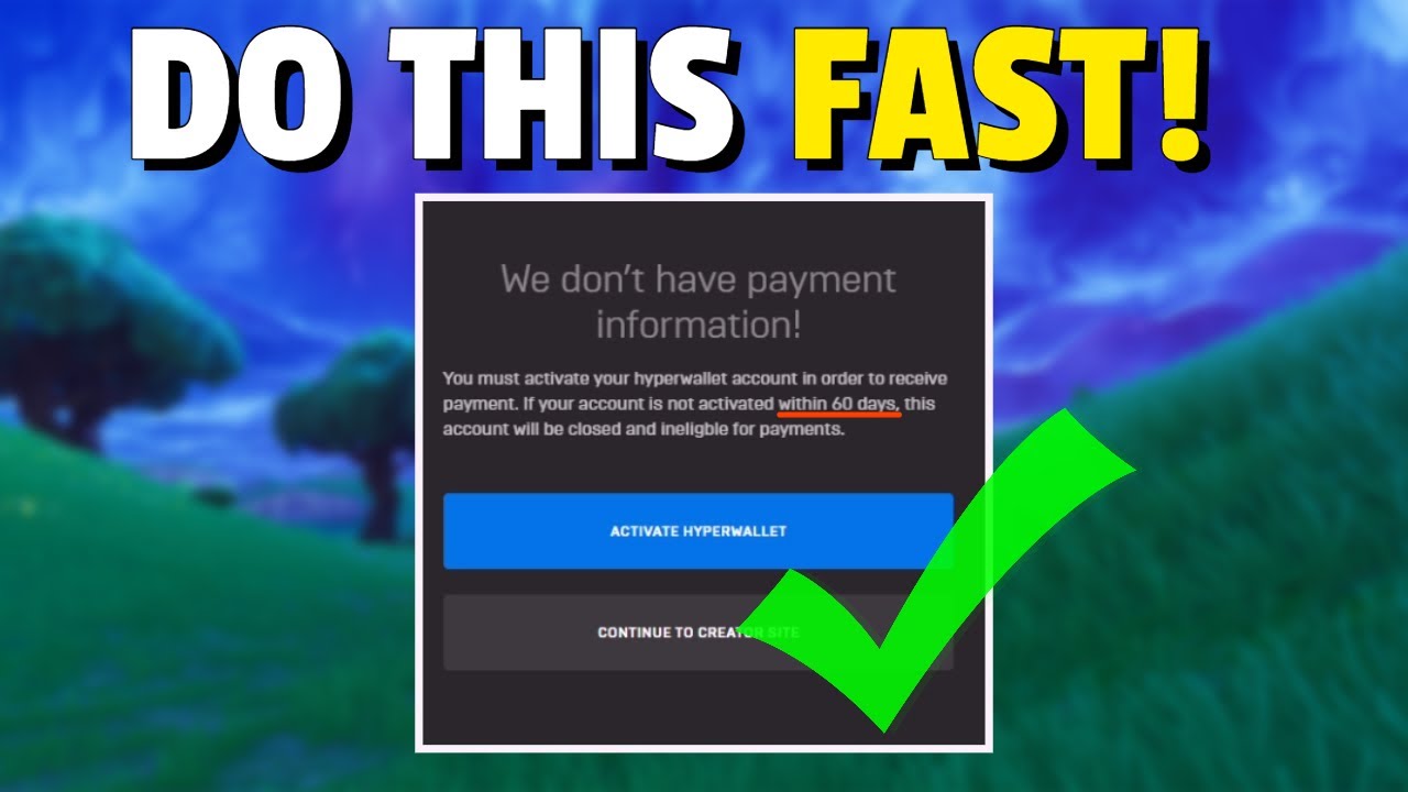 How To Complete TAX PROFILE For Support A Creator Code In Fortnite!