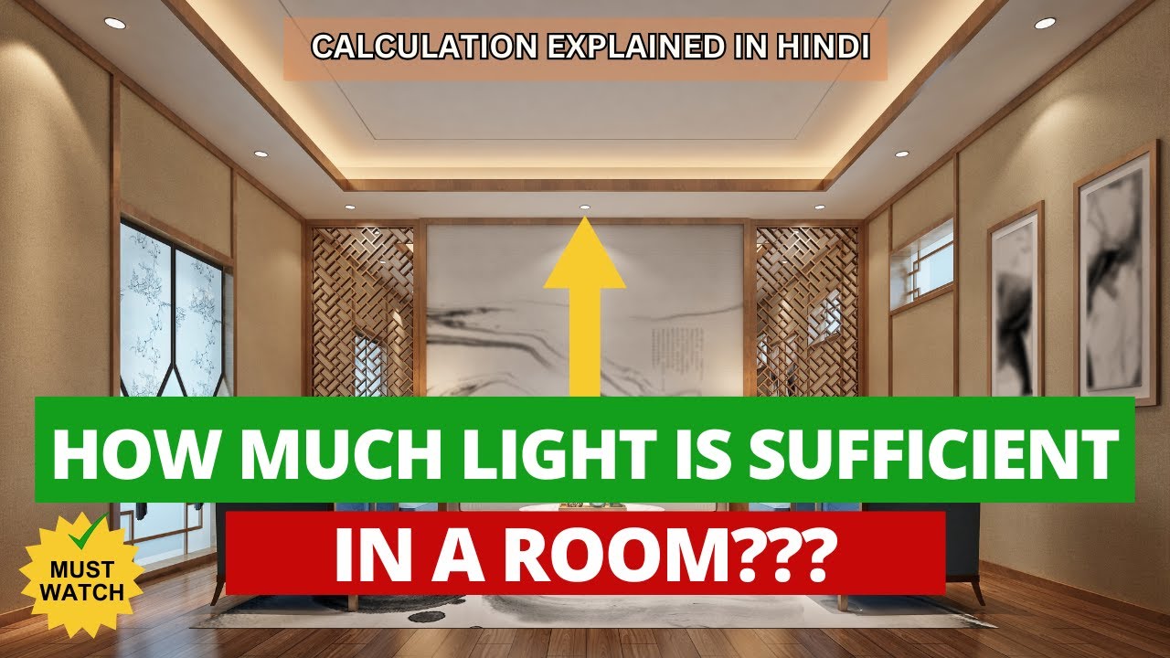Calculating the number of lights in the Bedroom, Living Room, Kitchen in Lumens and Watt #lumens #yt