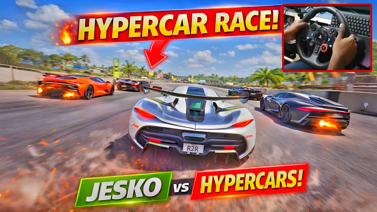 Koenigsegg Jesko vs Hypercars 🔥 INSANE Race! | Forza Horizon 5