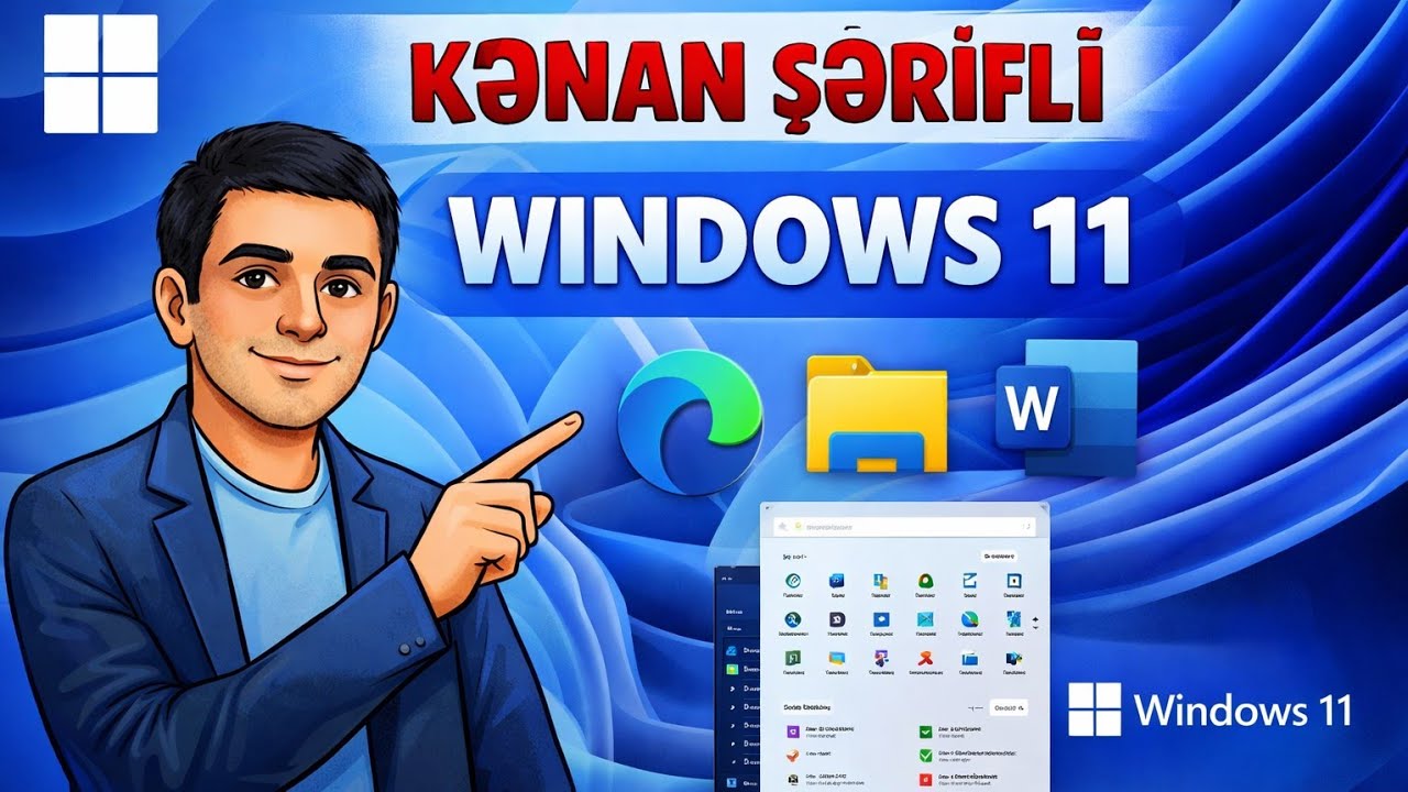 Windows 11 Əməliyyat Sistemi | 1-ci hissə | Kənan Şərifli