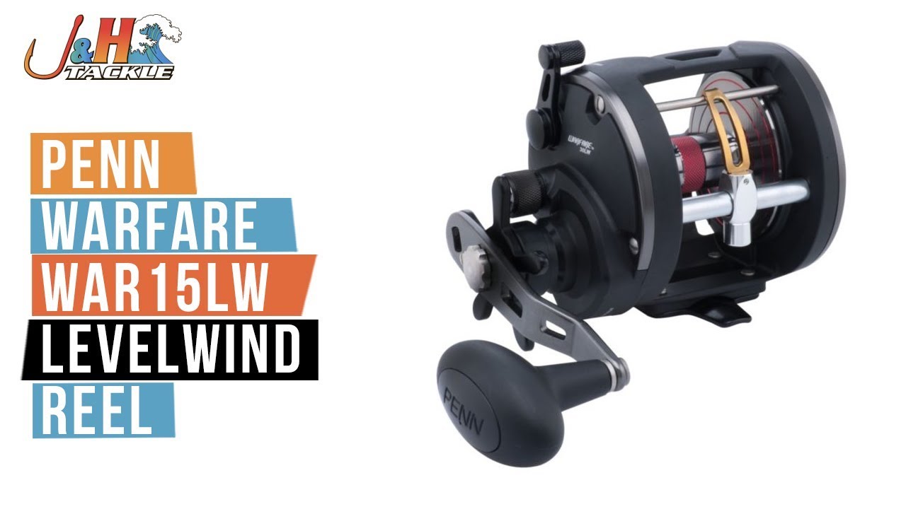 Penn Warfare WAR15LW Levelwind Reel | J&H Tackle