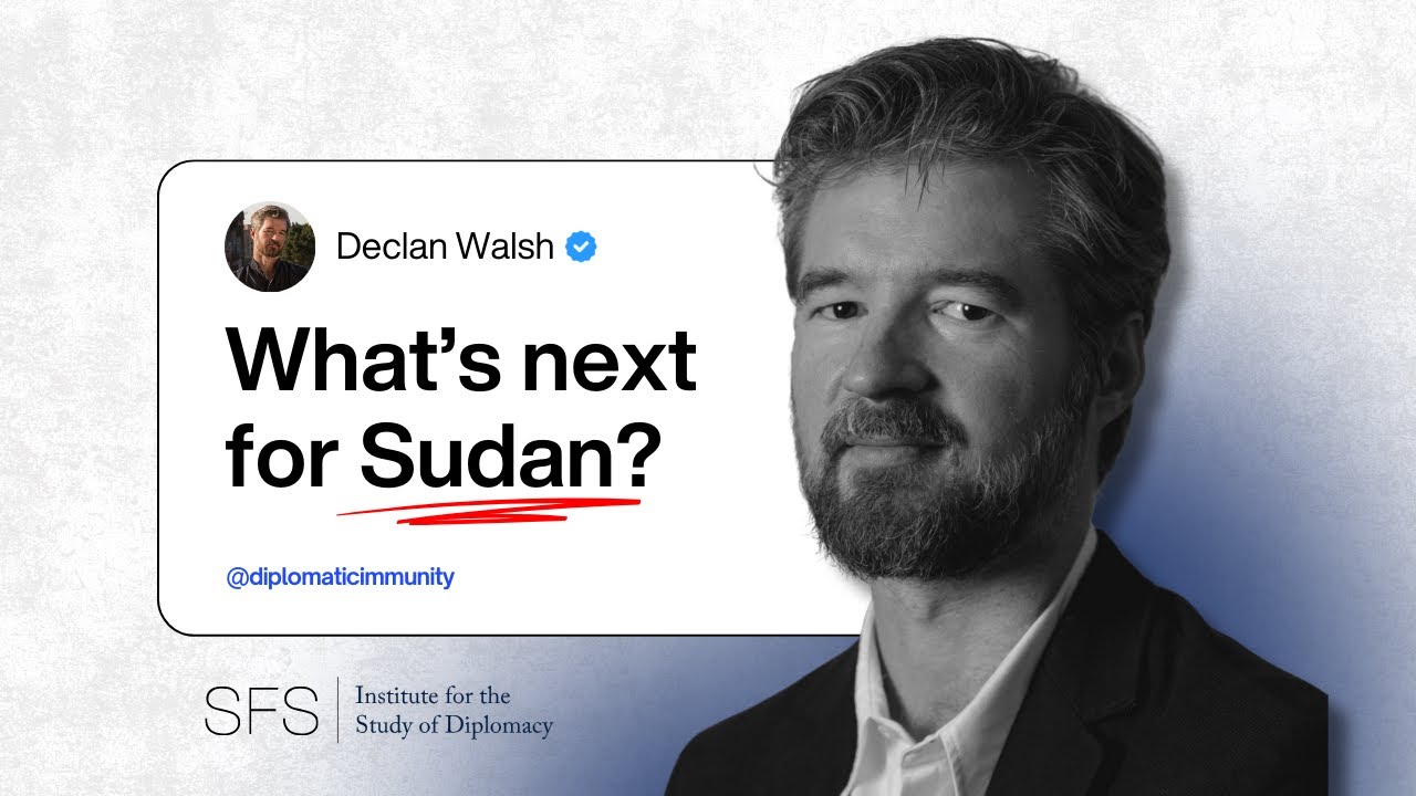 Chief NYT Africa reporter on the situation in Sudan DECLAN WALSH