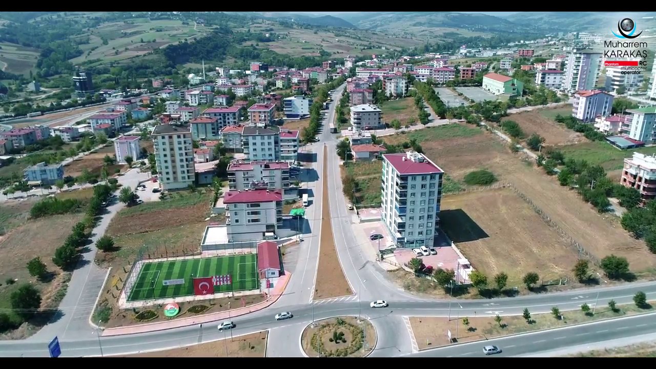 SAMSUN Derecik Mahallesi ve Yeşilkent Kavşağı 2018 Havadan