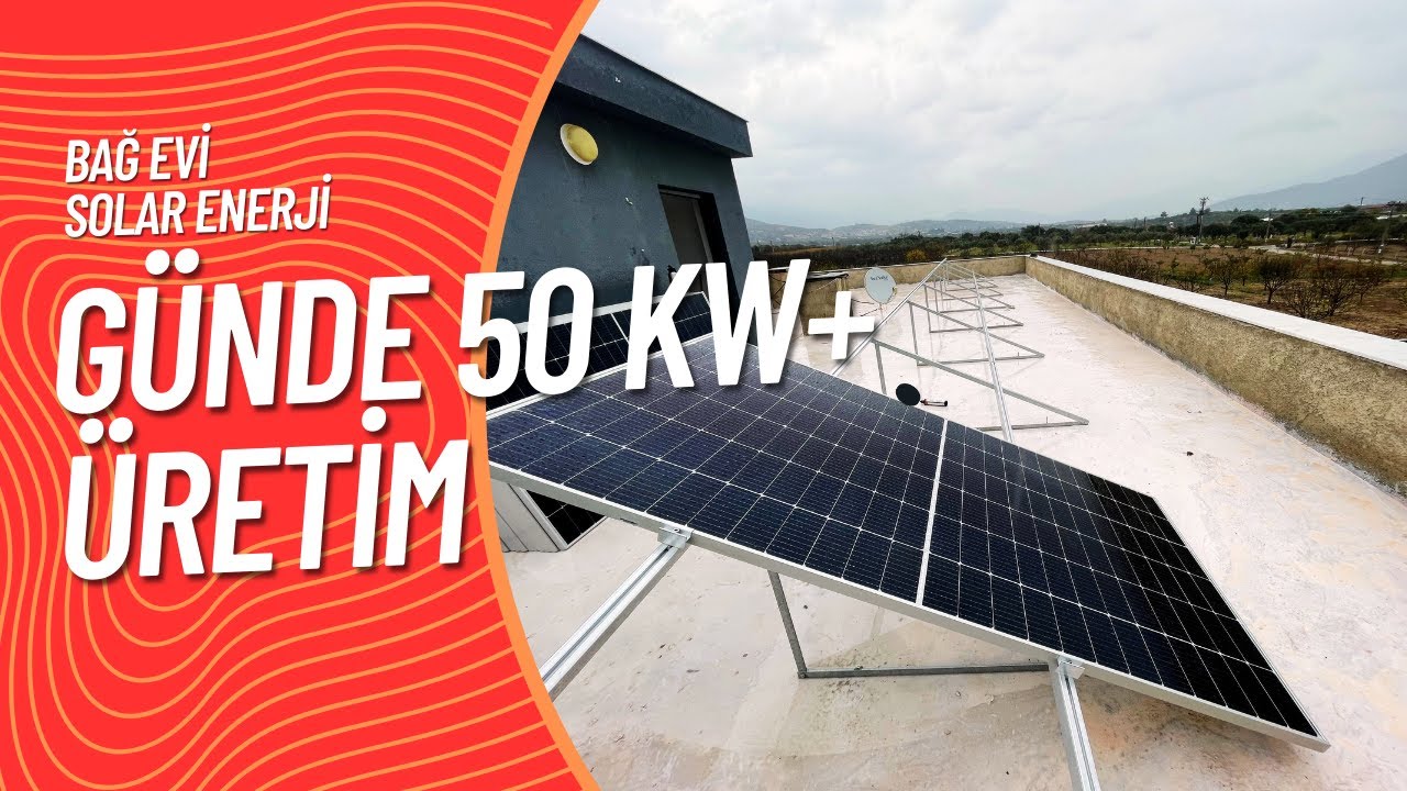 Günde 50KW+ Off-Grid Güneş Enerji Sistemi