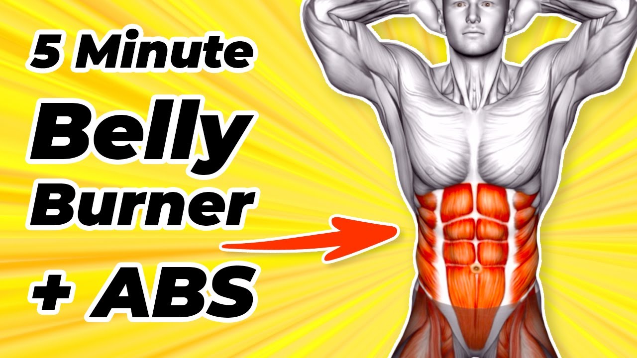 5 Min Standing Abs Workout (Lose Belly Fat And Get 6 Pack At Home) No Equipment