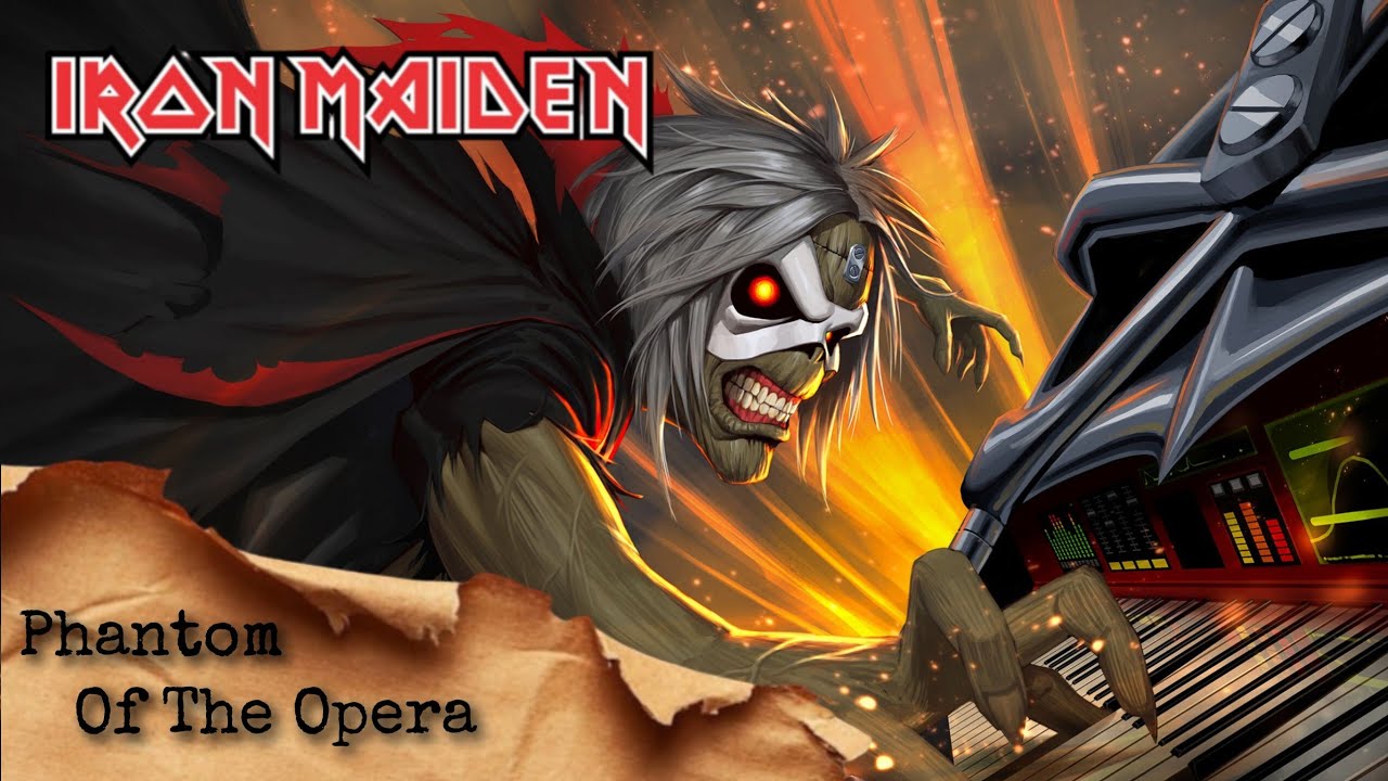 IRON MAIDEN - Phantom Of The Opera (Lyric Video)