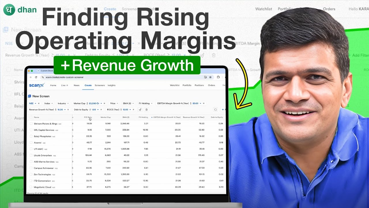 How to Spot Stocks with Rising Margins & Strong Revenue Growth (Free Screener included)