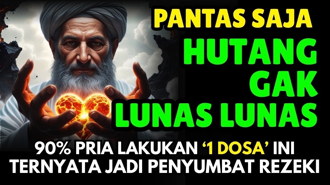 PANTAS HUTANG GAK LUNAS-LUNAS! Ternyata Ada 1 Dosa Penyumbat Rezeki, Ini Amalan Pembersihnya