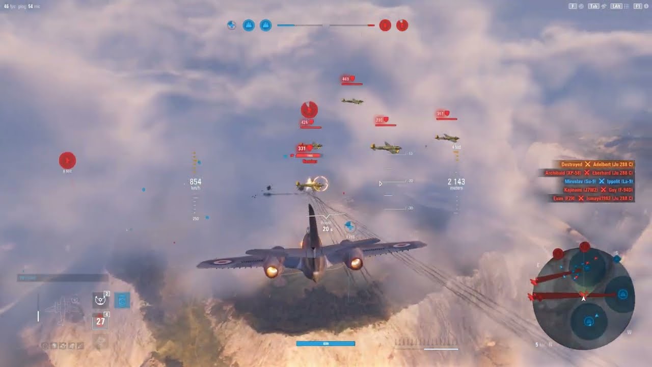 DUSTING off The HANGAR - Gloster .P228 Tier IX Bomber Hunting - World of Warplanes #wowp #warthunder