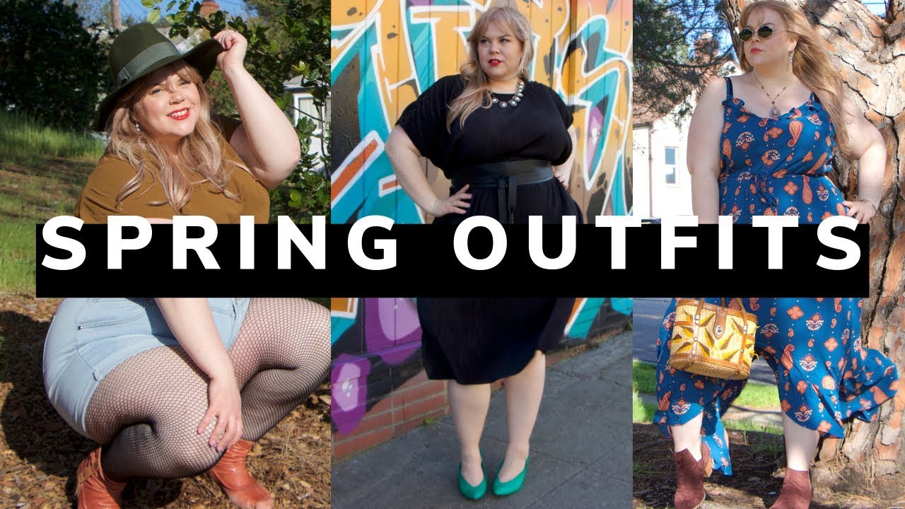 outfits for spring with City Chic Madewell Torrid Plus Size Style