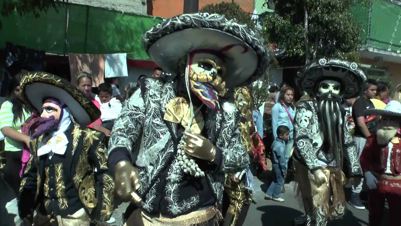 Carnaval Charros Calaveras de Lujo de los Reyes Iztacalco 2016 (  1a. parte )