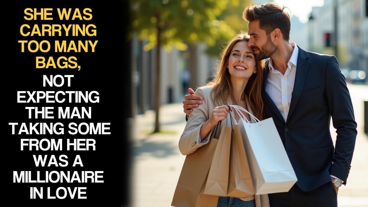 She Was Carrying Too Many Bags, Not Expecting the Man Taking Some From Her Was a Millionaire in Love