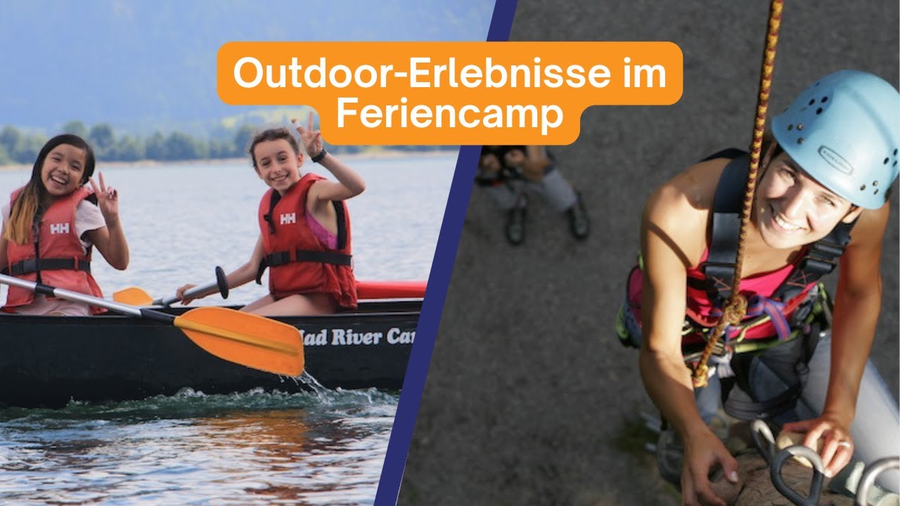 Outdoor Erlebnisse im Feriencamp