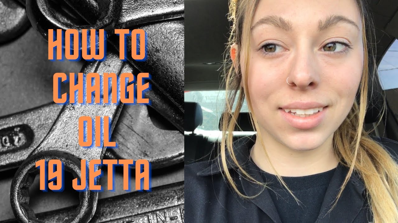 How to perform 2019  jetta oil change 1.4L engine