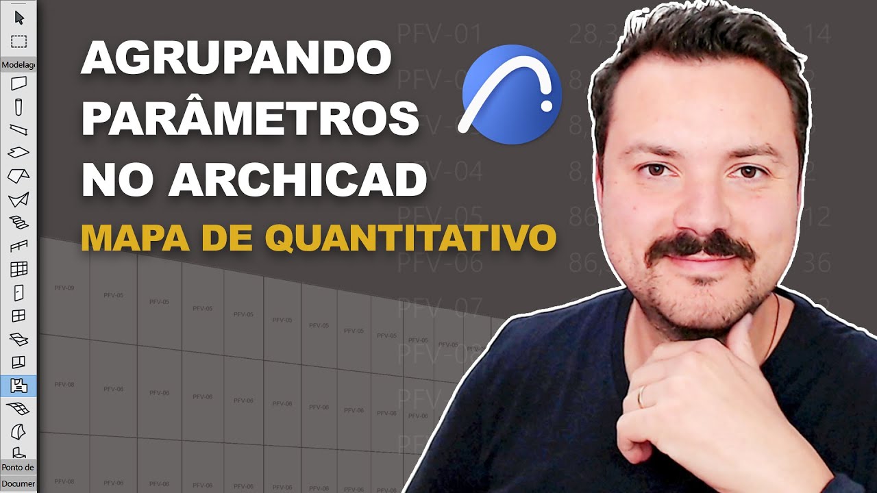 EP | 03 Propriedades com Expressões para Quantitativos - Fachada Ventilada | Archicad