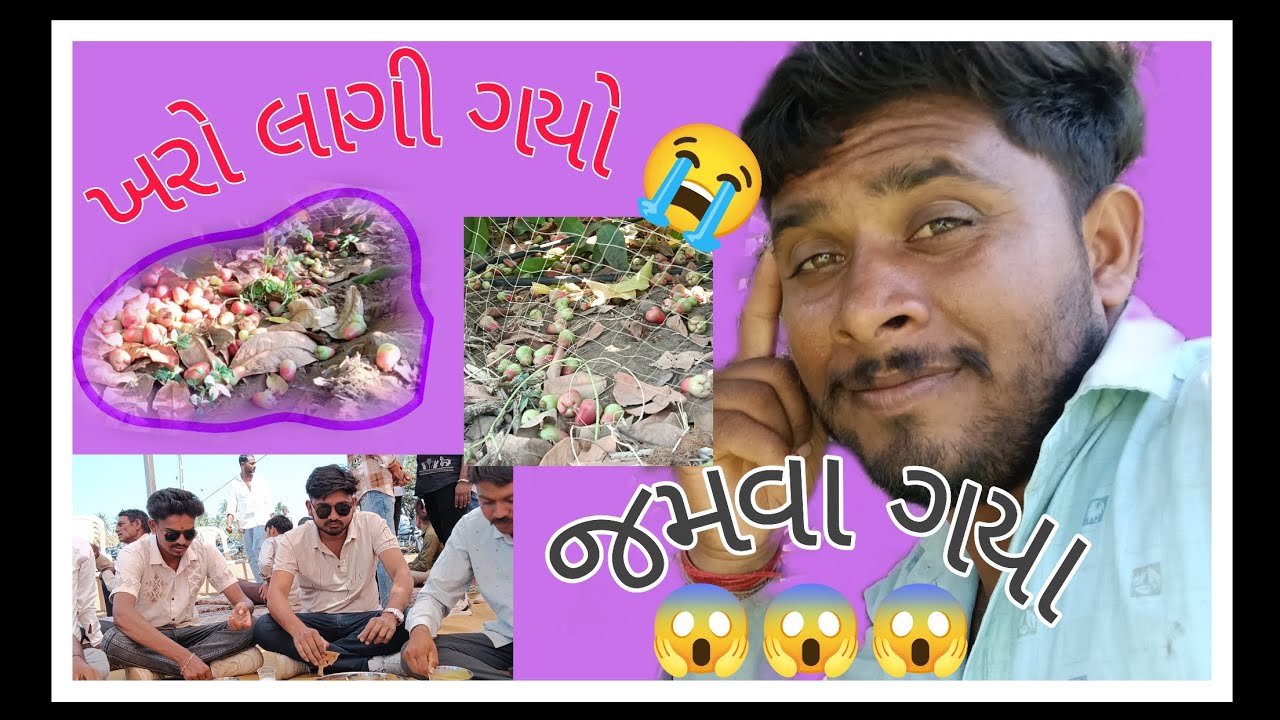 અચાનક ખરો લાગી ગયો 😮‍💨🥺 જમવા ગયા.. વાડીએ હું એકલો કામ તાજા 😮‍💨🥺