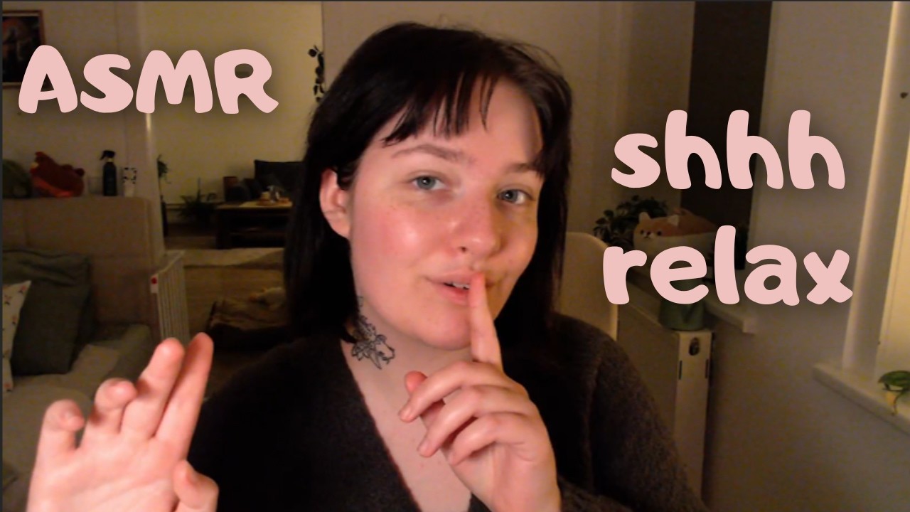 ASMR Shhh & Relax | Shushing, Trigger Words for sleep, relaxation, study