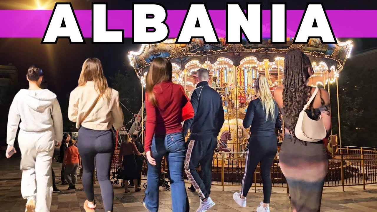 🌙 Tirana's Nightlife: Quiet Streets and Night Vibes Walk in Albania
