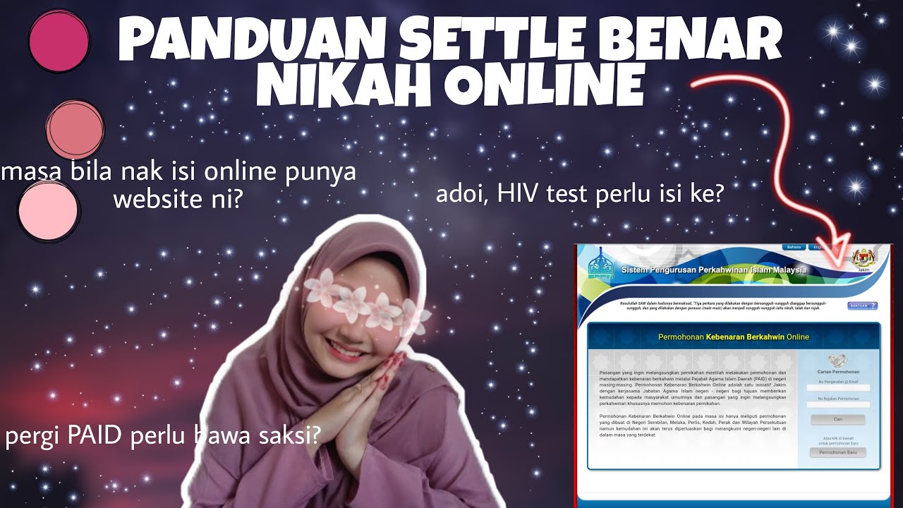 PANDUAN SPPIM BENAR NIKAH ONLINE BORANG NIKAH ONLINE