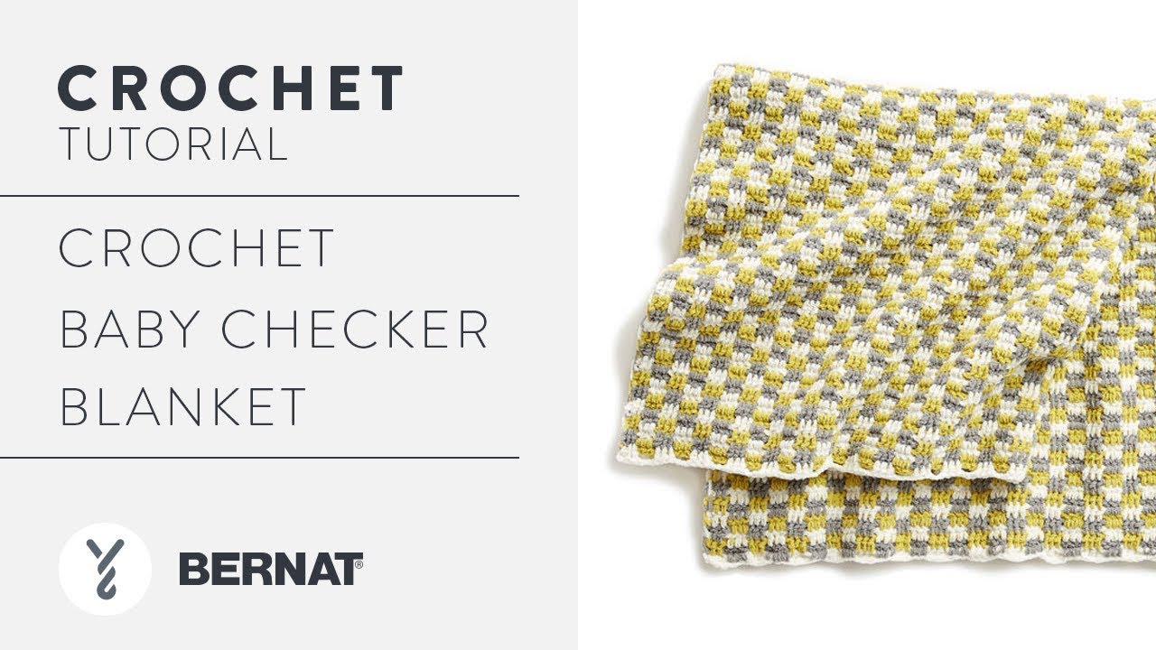 How to Crochet Baby Checker Blanket