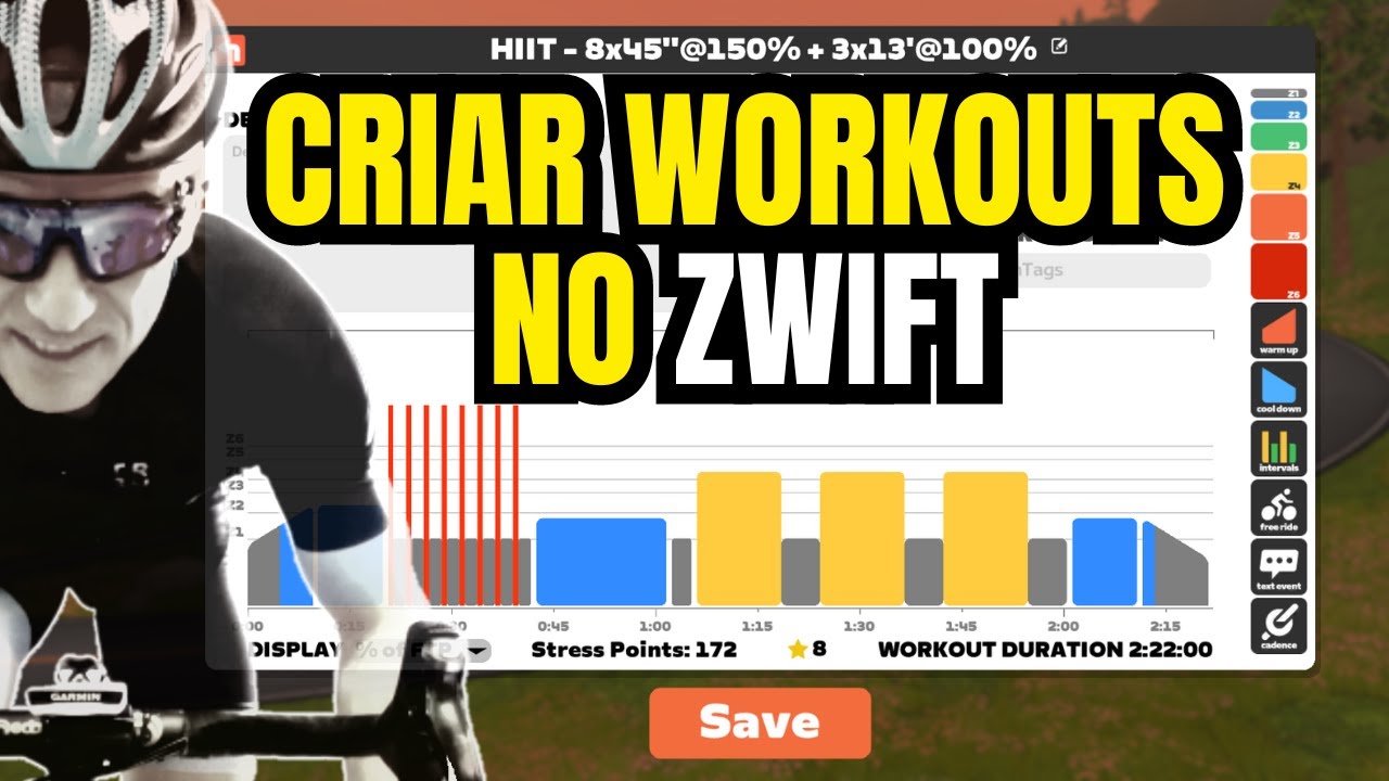 Como criar CUSTOM WORKOUTS no ZWIFT