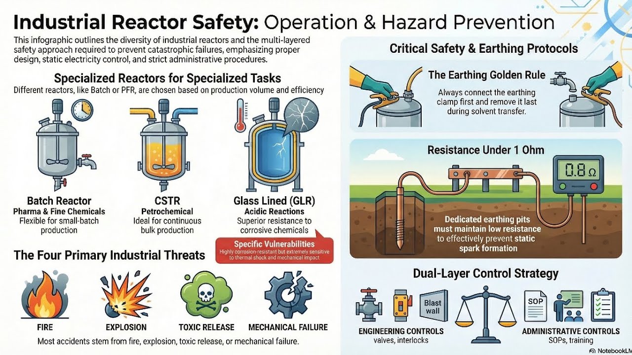 Reactor Safety Complete Guide | Types of Reactors, Hazards & Prevention Measures | Industrial Safety
