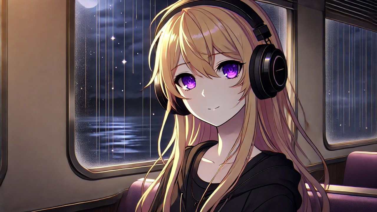 Midnight Rain for Deep Focus | Silent Window Room