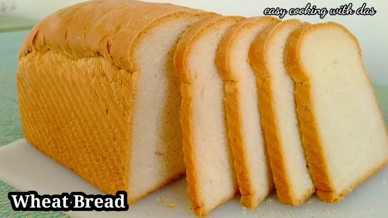 Easy Wheat Bread Recipe  | whole wheat bread recipe | easy cooking with das | Soft wheat bread