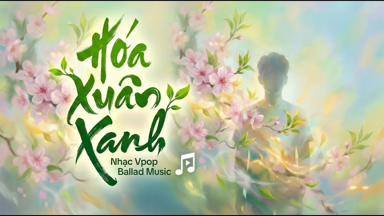 Hóa Xuân Xanh | Bản Pop Ballad Mùa Xuân |  Official AI Music Video