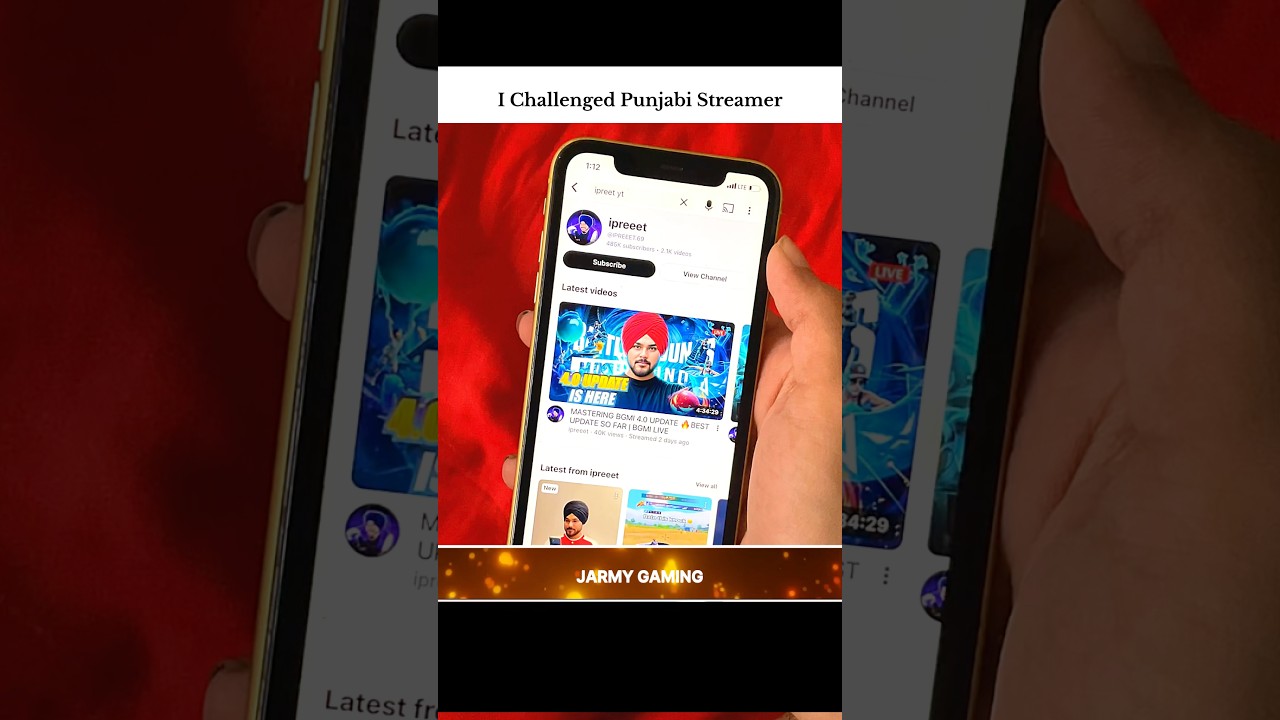 I Challenged Punjabi Streamer😡 #bgmi #pubgmobile #youtubeshorts #shortsfeed