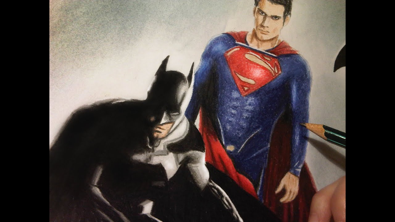 Batman v Superman Movie Drawing - Speed Draw | Jasmina Susak