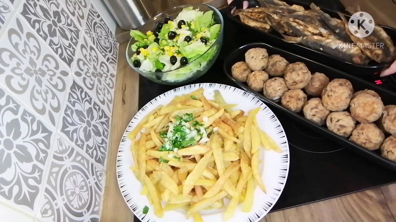 Boulettes de sardine🐟🐟 😋😋😍😍كريات السردين بالارز 🐟🐟