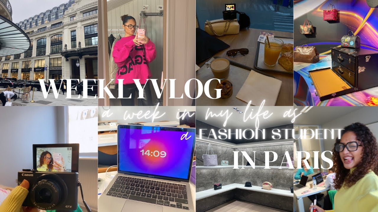 une semaine dans ma vie en école de mode : a week as a fashion student -ep.1 ✨💕