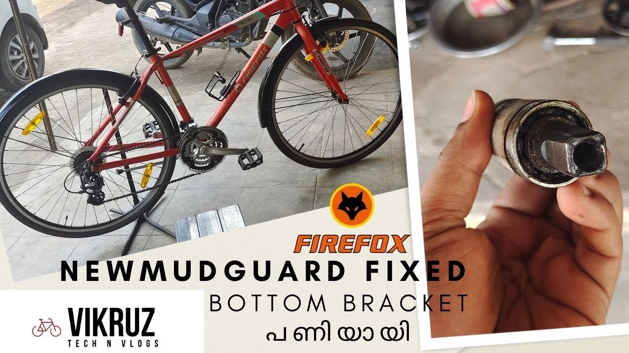 Firefox Rapide 21S | Steel Mudguard fixing | Bottom Bracket Complaint | Vikruz Tech N Vlogs