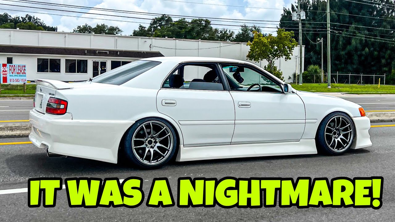 Suspension overhaul on my JZX100 Chaser