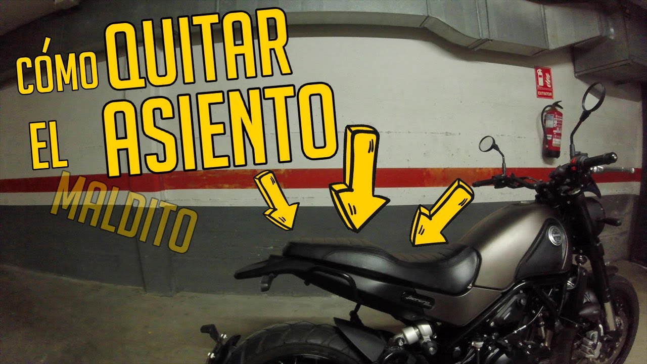 Como quitar el asiento de la Benelli Leoncino ! 🔧