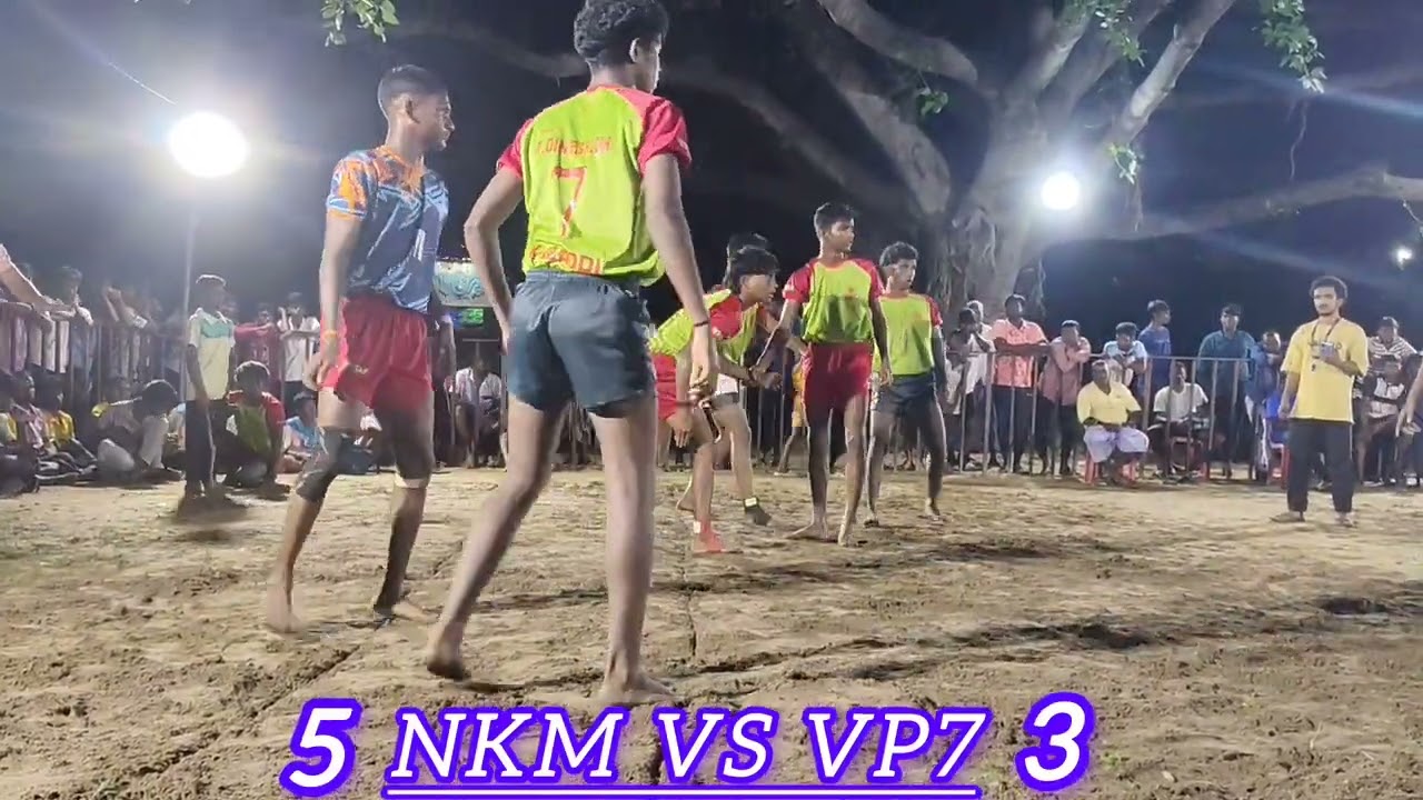 Nkm Sakthi sports club vs vp7 ooranambedu 60kg kabaddi match 2 round ssb match 